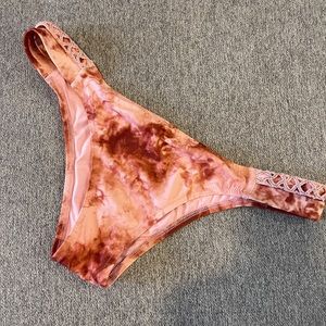 Shade & Shore Tie Dye Cheeky Bikini Bottoms XL